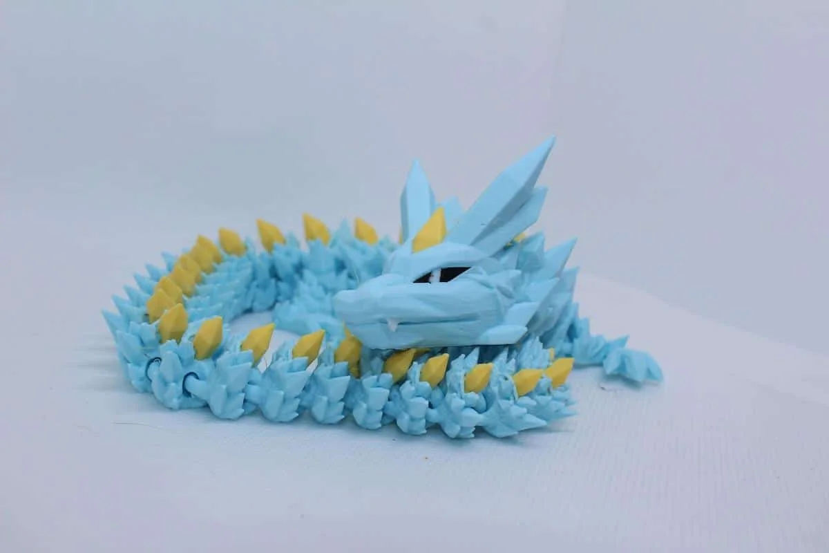 Baby Blue with Yellow Crystal