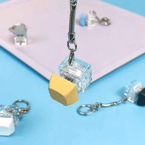 Key Switch Keychain Shaft Tester Mechanical Keyboard Fidget Button Fidget Button Finger Toys Relief Stress Gifts For Adults - Image 2