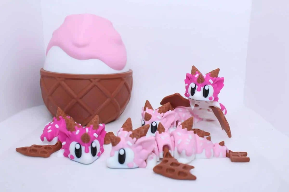 Mini Ice Cream Dragon Egg &amp; Hatchlings