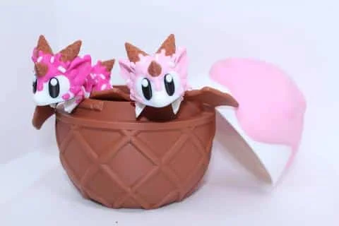 Mini Ice Cream Dragon Egg &amp; Hatchlings - Image 2