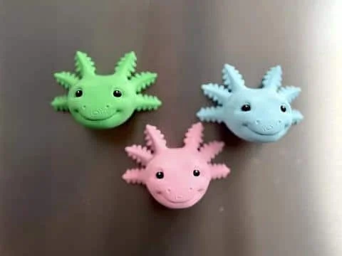 Axolotl Fridge Magnet
