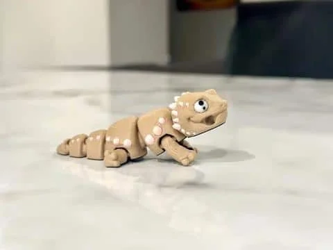 Flexi Baby Bearded Dragon Keyring - Image 4