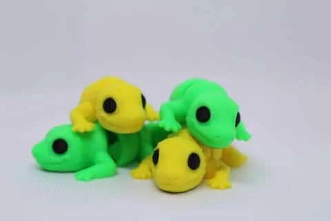 Flexi Baby Leopard Gecko Keyring