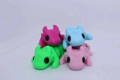 Flexi Baby Lucky Dragon Keyring