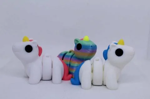 Flexi Baby Unicorn Keyring