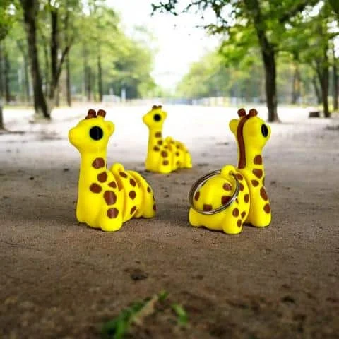 Flexi Baby Giraffe Keyring