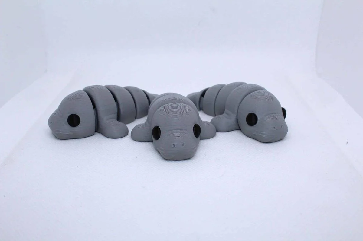 Flexi Baby Manatee Keyring