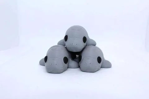 Flexi Baby Manatee Keyring - Image 3