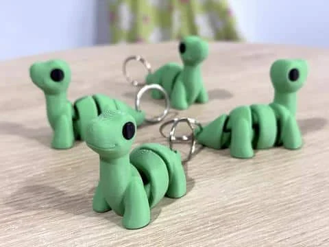 Flexi Baby Brontosaurus Keyring - Image 4