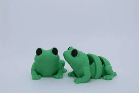 Flexi Tiny Butt Frog Keyring - Image 2