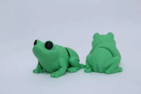 Flexi Tiny Butt Frog Keyring - Image 3