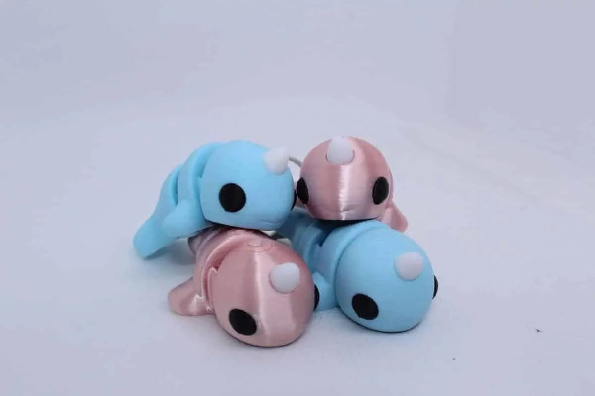 Flexi Baby Narwhal Keyring