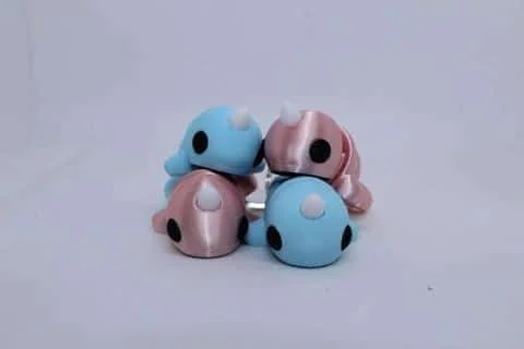 Flexi Baby Narwhal Keyring - Image 2