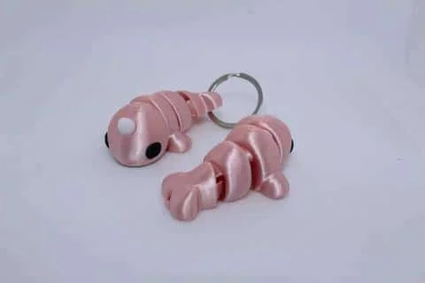 Flexi Baby Narwhal Keyring - Image 4