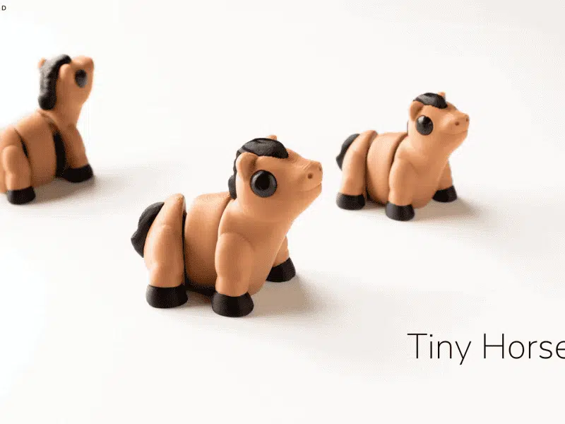 Flexi Baby Horse Keyring