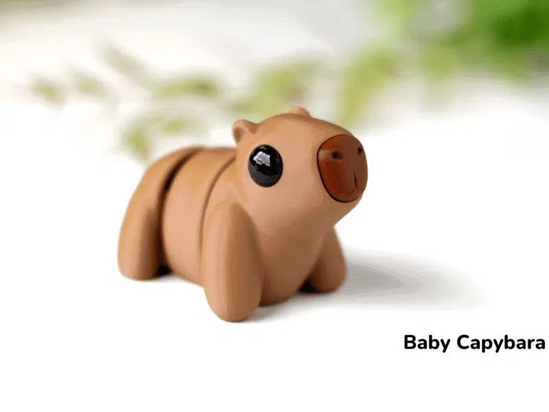 Flexi Baby Capybara Keyring - Image 2