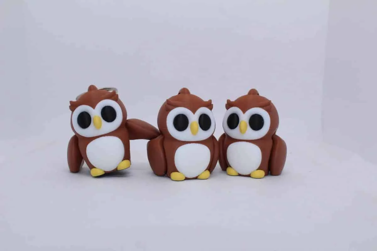 Flexi Baby Owl Keyring