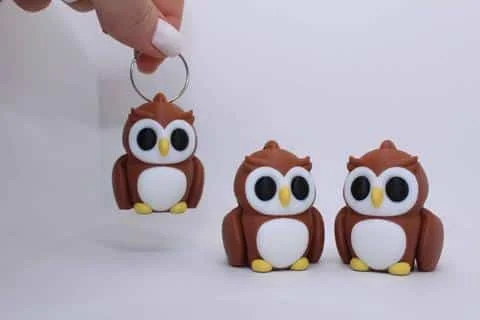 Flexi Baby Owl Keyring - Image 3